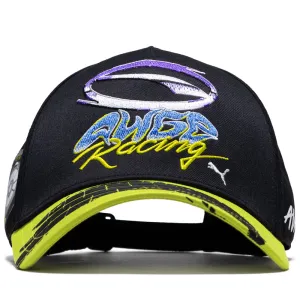 A$AP Rocky x Puma AWGE Racing Strapback - Black/Lime Sheen