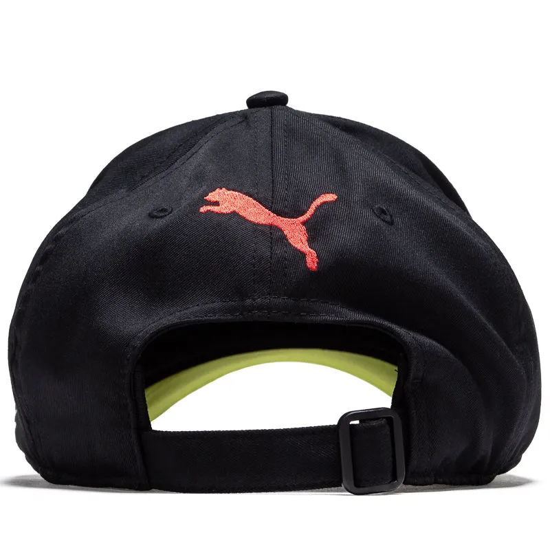A$AP Rocky x Puma AWGE Racing Strapback - Black/Lime Sheen