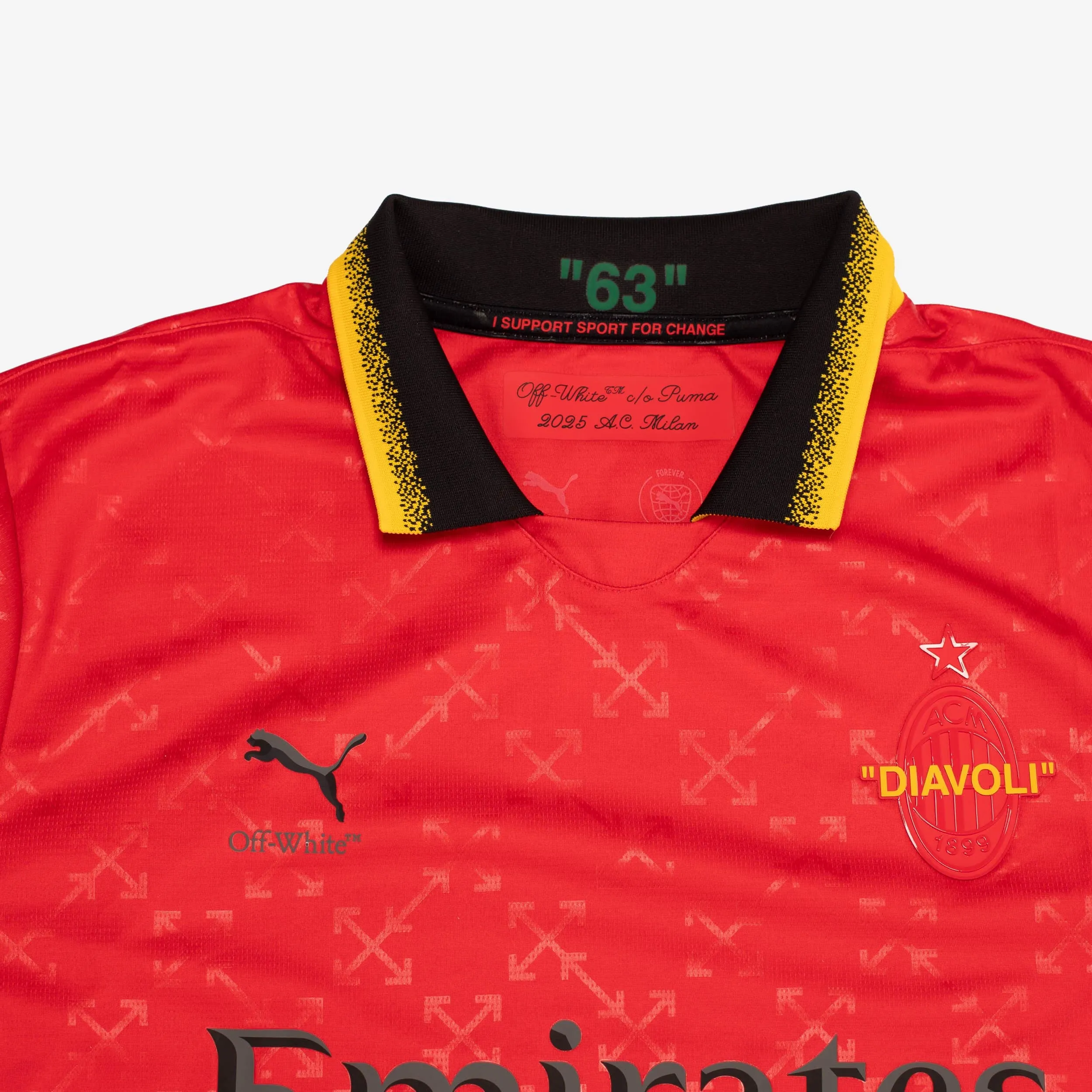 AC Milan Replica Jersey x Off-White