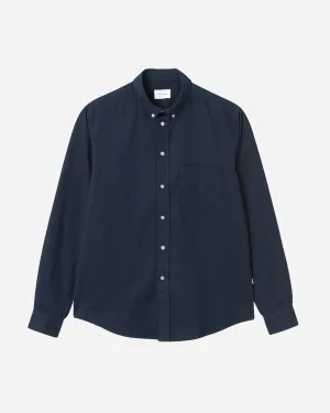 Adam classic flannel shirt - Navy