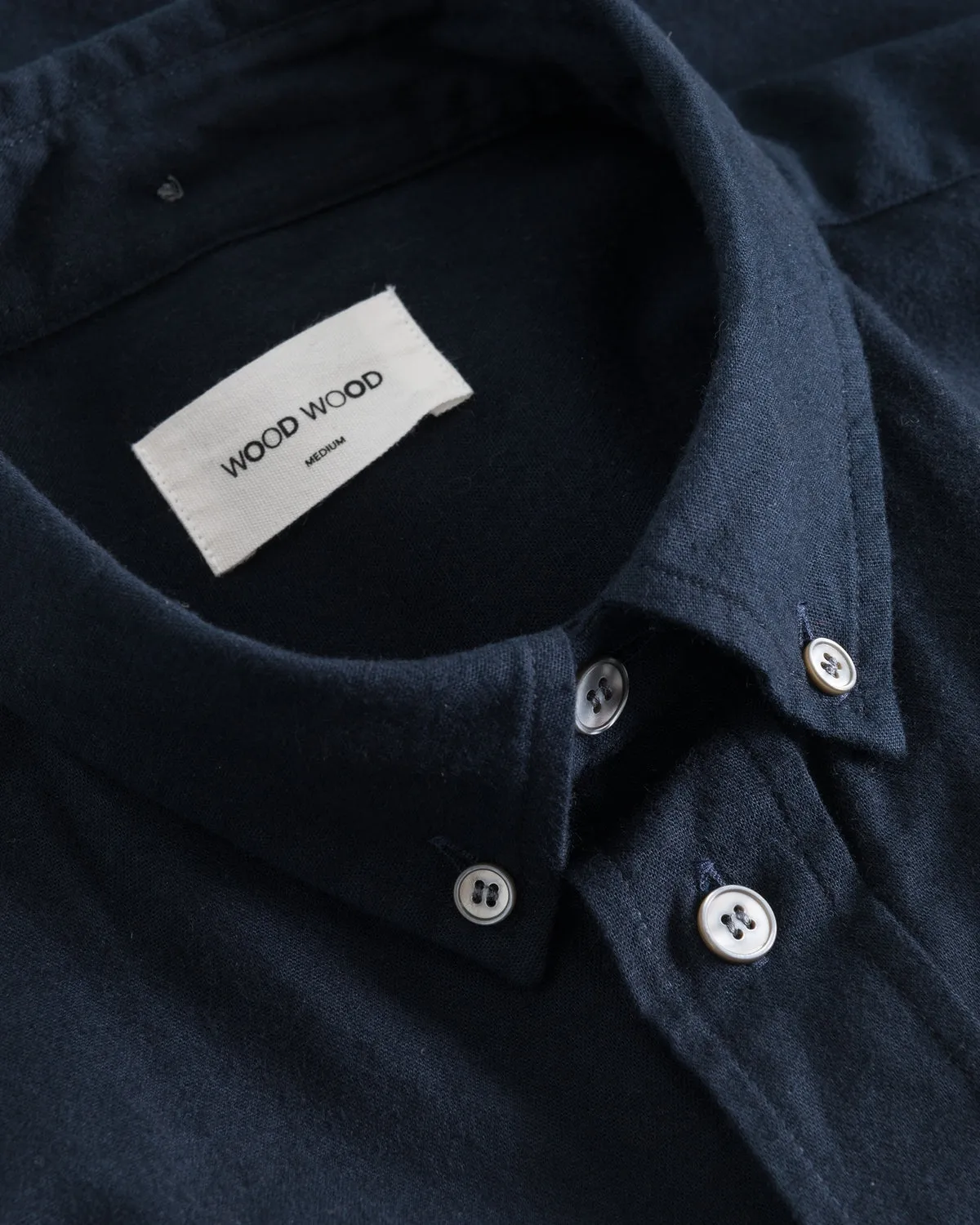 Adam classic flannel shirt - Navy