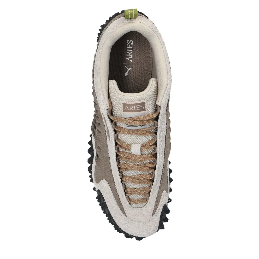 ARIES ARISE x PUMA MOSTRO - ECRU/MOUSE GREY