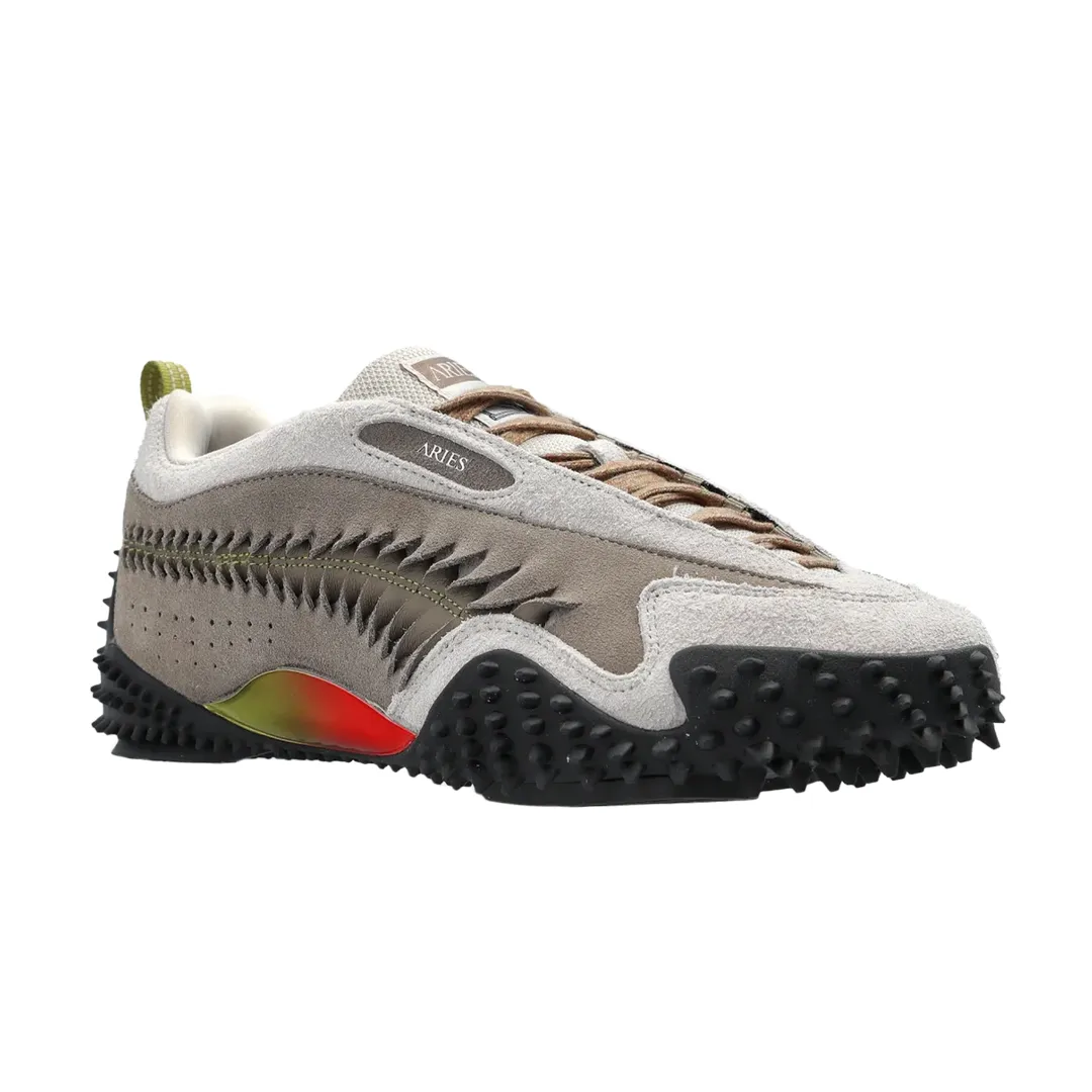 ARIES ARISE x PUMA MOSTRO - ECRU/MOUSE GREY