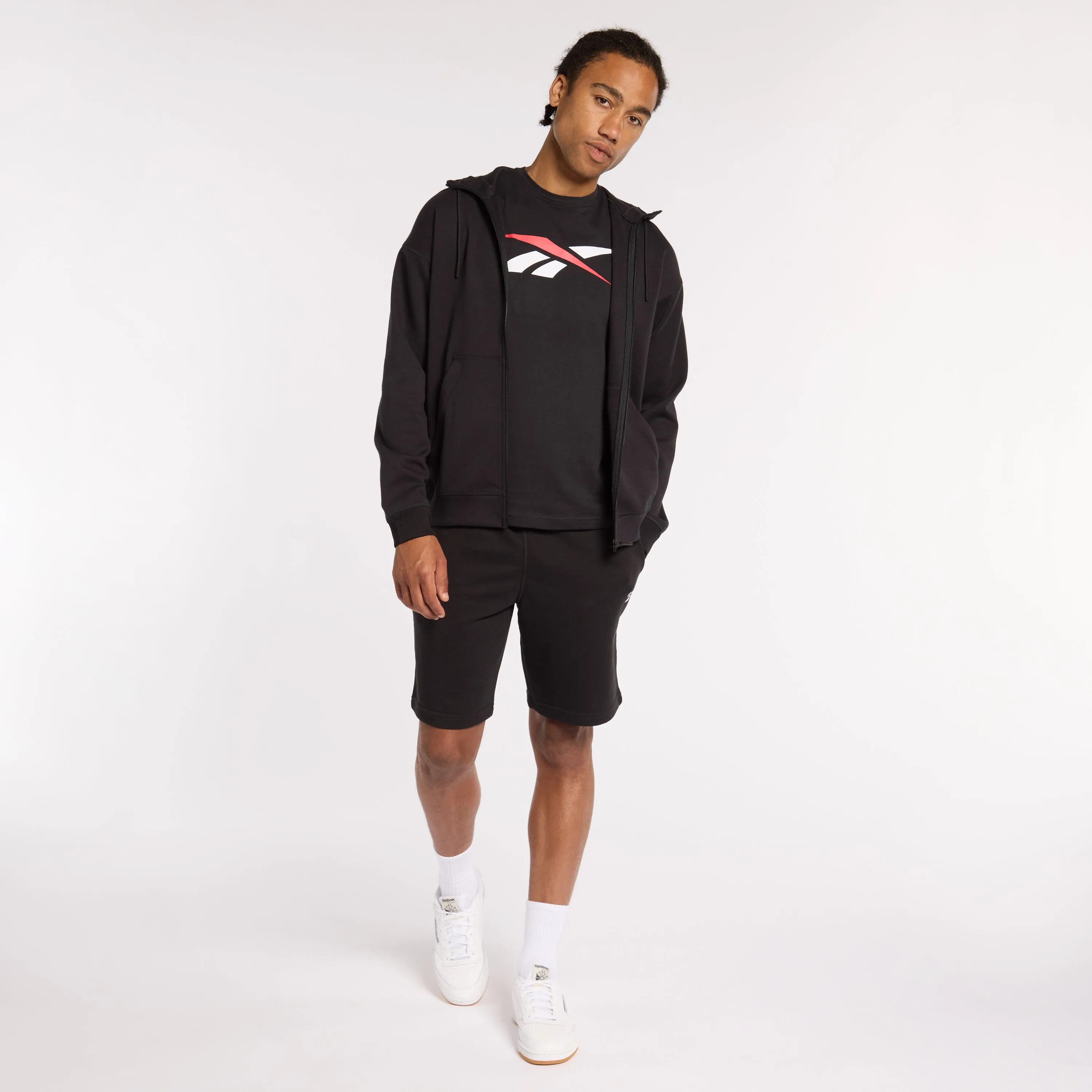 Athlete Full Zip Black