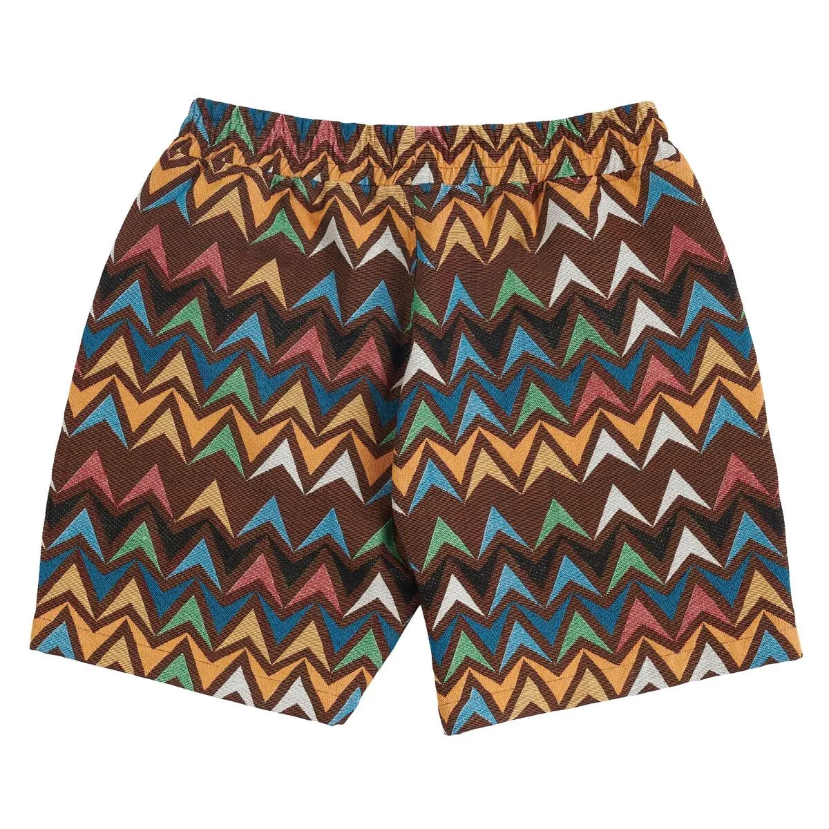 Basket Woven Shorts - Multi/Brown