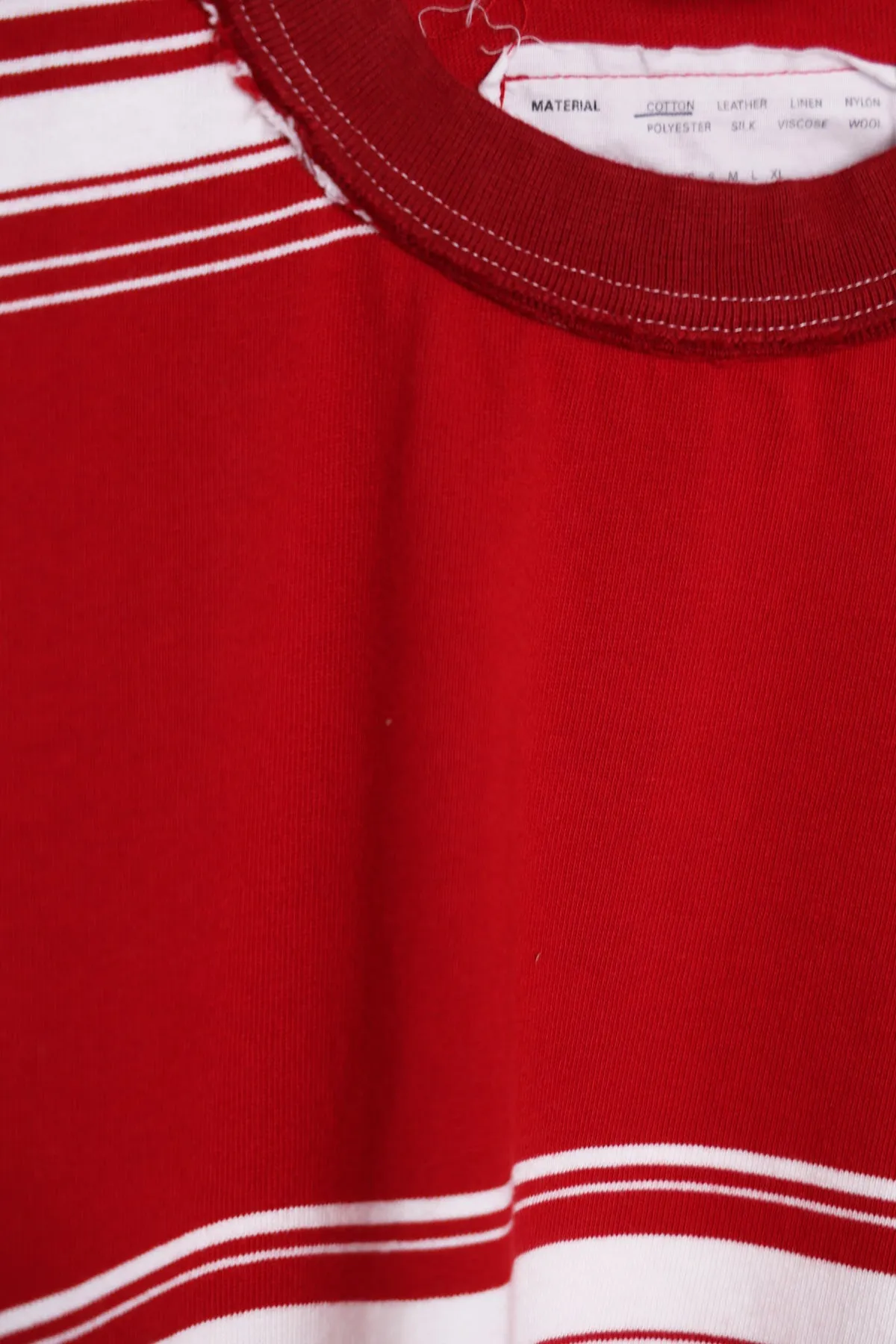 Big L/S Tee - Red/White