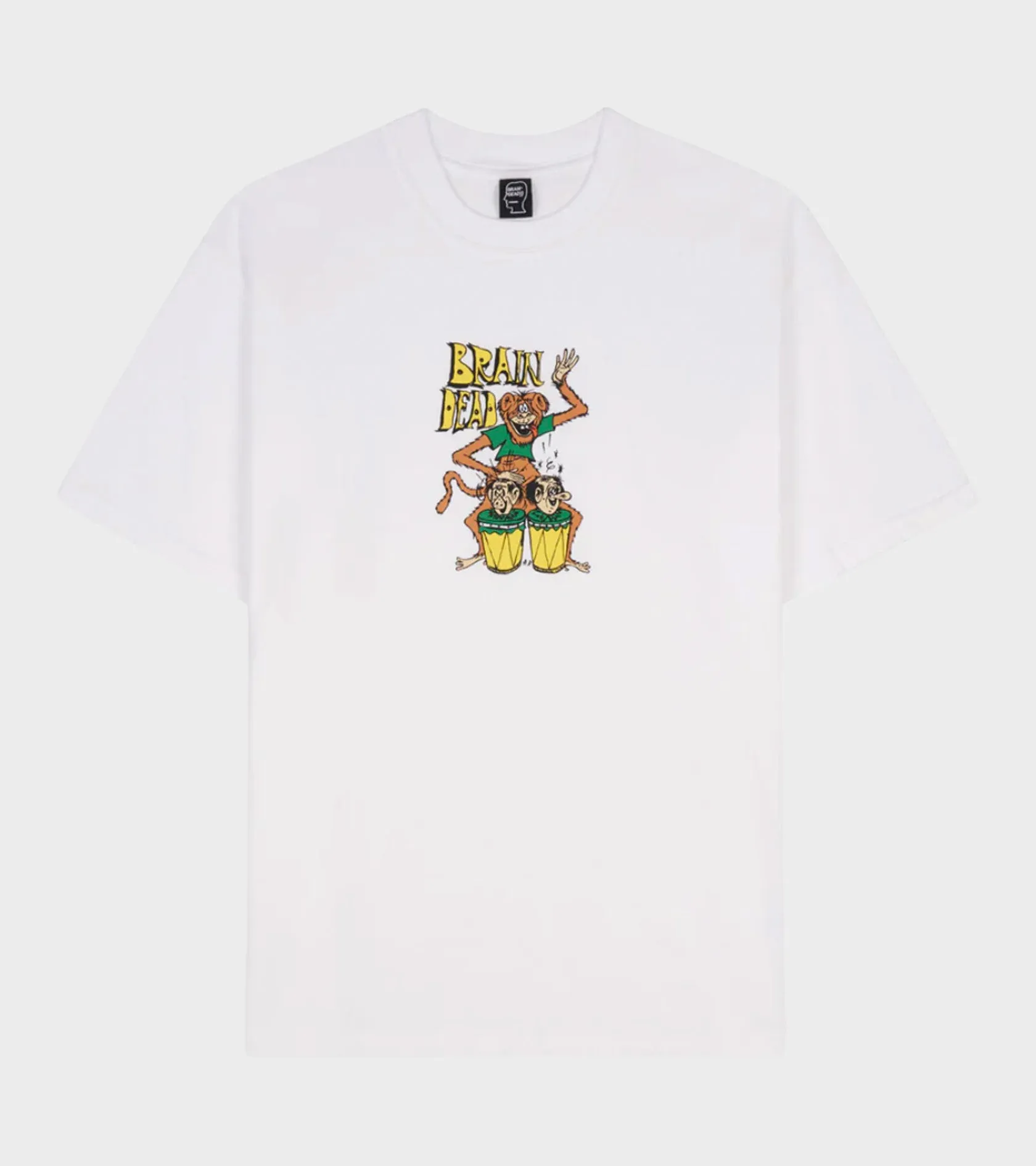 Bongo Brain T-shirt White