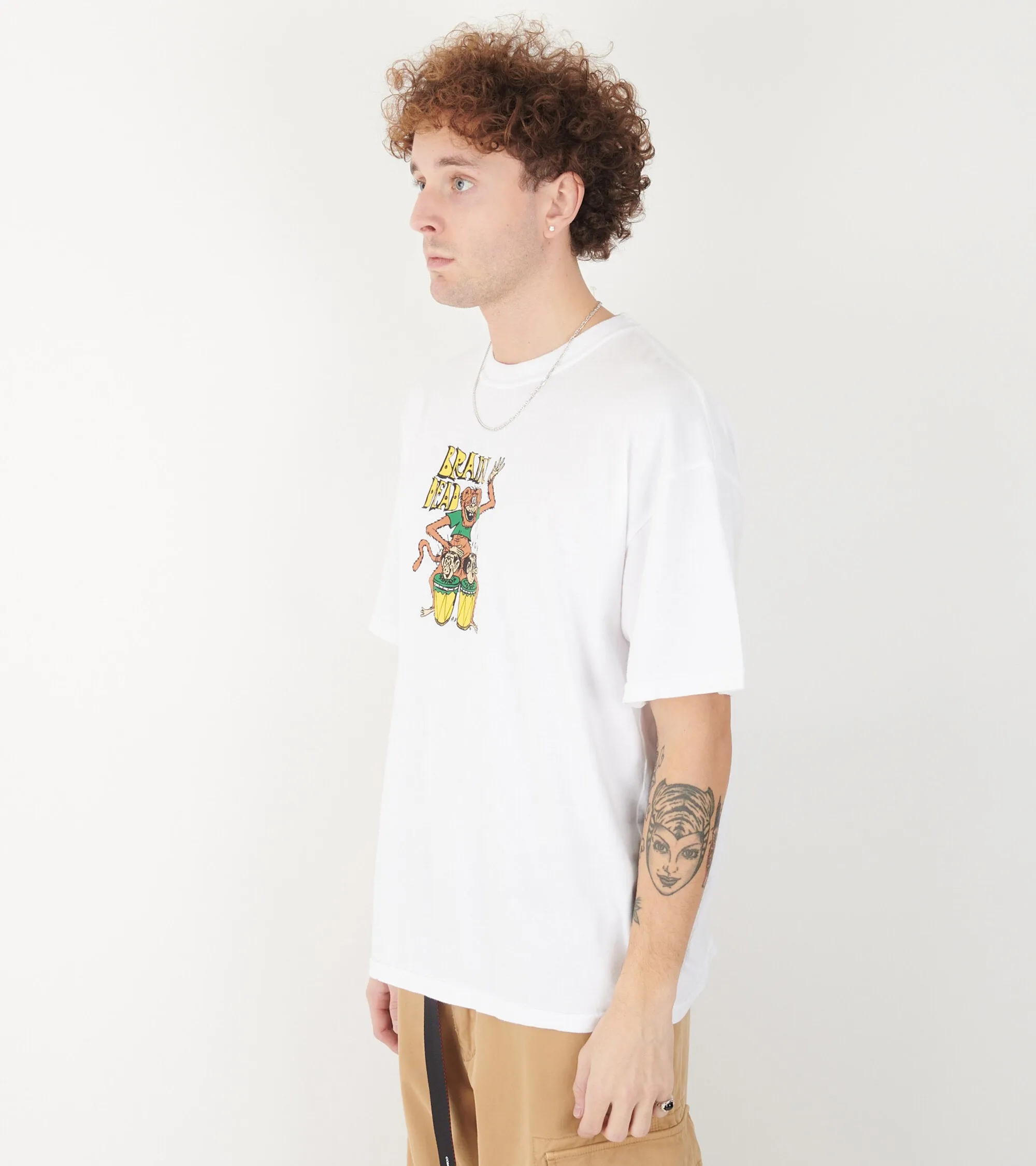 Bongo Brain T-shirt White