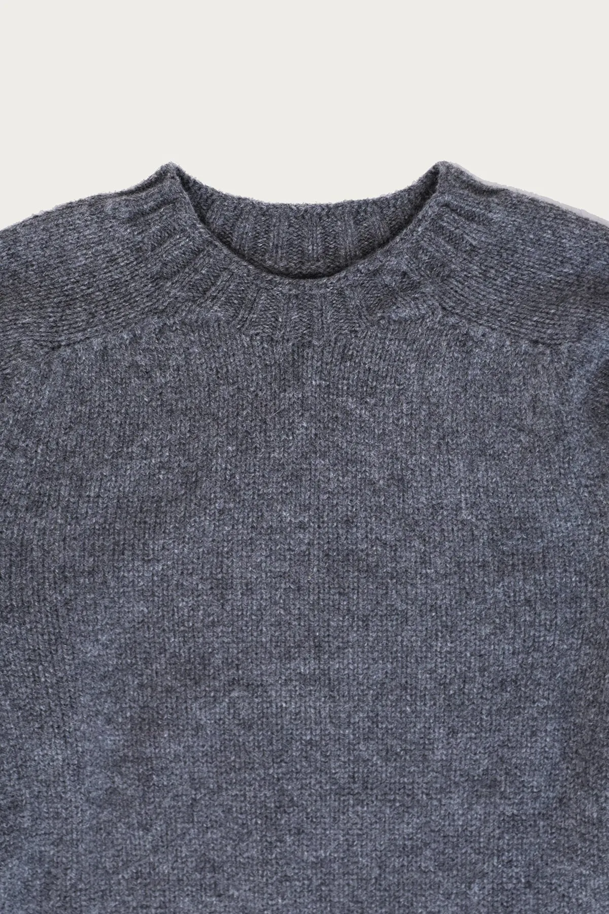 Boxy Space Knit - Med Grey