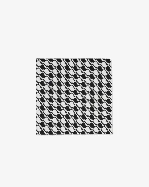 Brain Dead - Checkered Logohead Bandana - (Black)