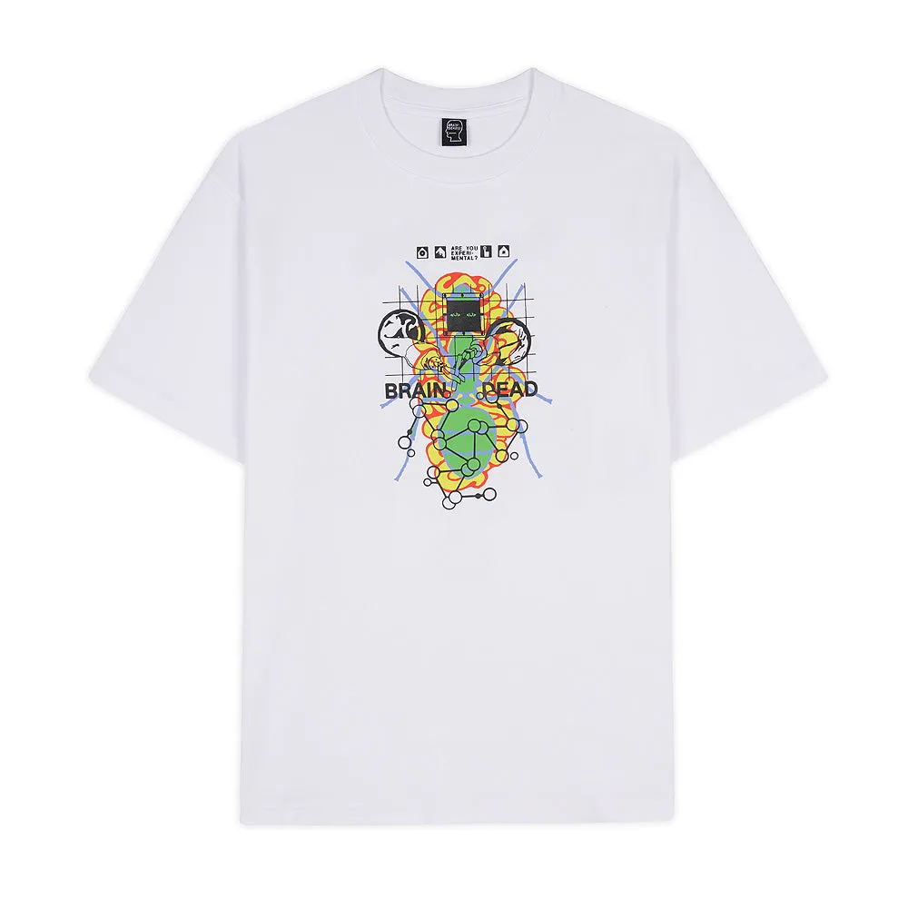 BRAIN DEAD FUTURE SOUNDS T-SHIRT // WHITE