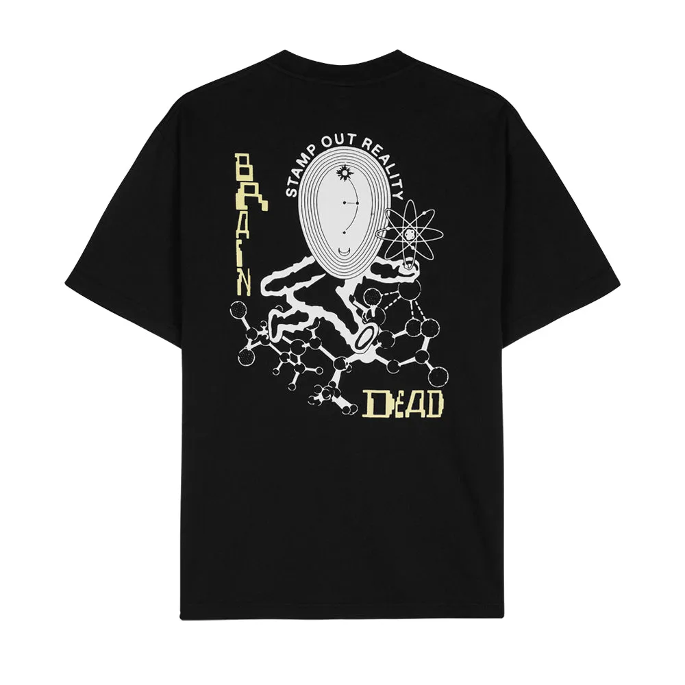 BRAIN DEAD HIDDEN TECH T-SHIRT // BLACK