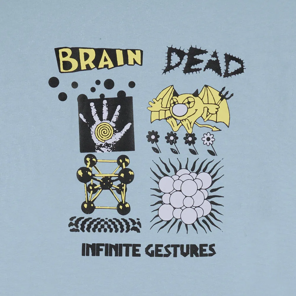 BRAIN DEAD INFINITE GESTURES T-SHIRT // SLATE