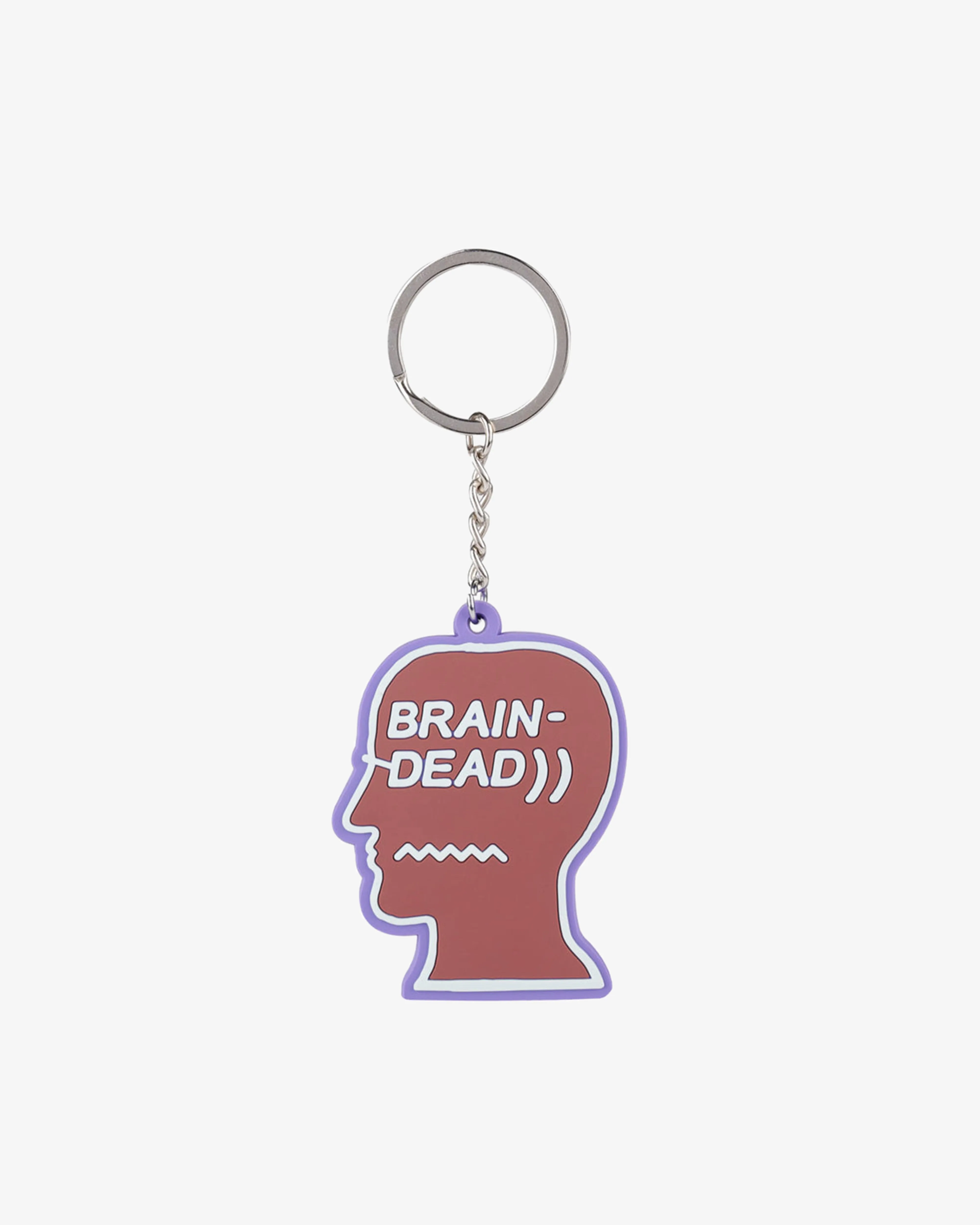 Brain Dead - Logohead Keychain - (Red)