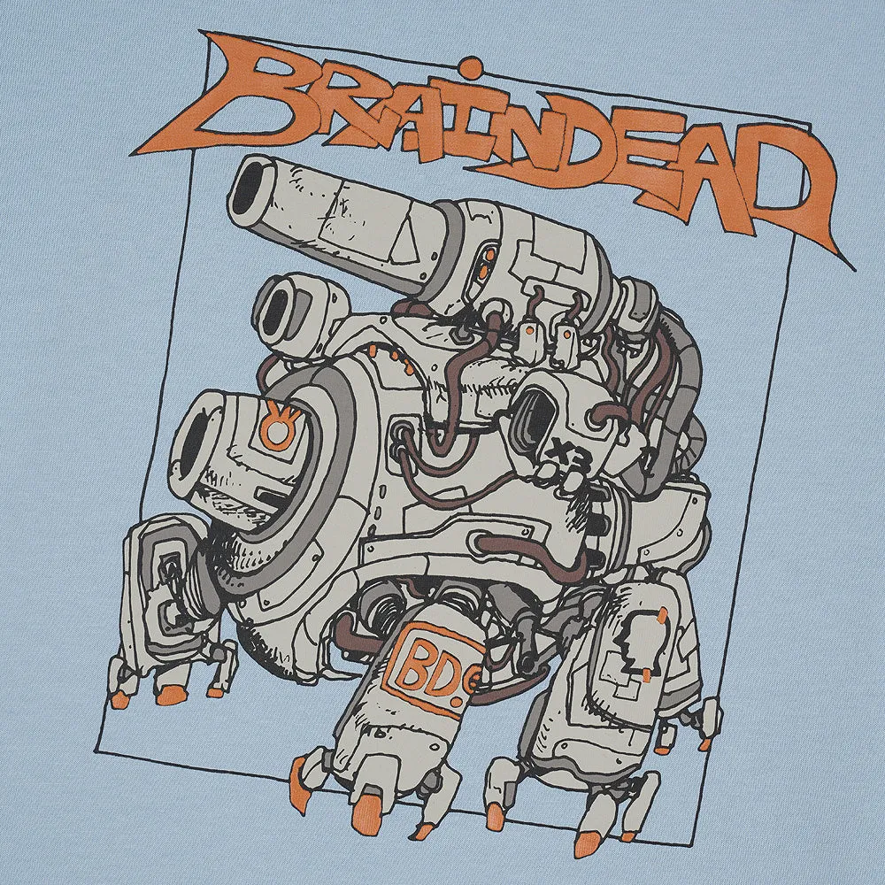 BRAIN DEAD MECH TANK T-SHIRT // SLATE