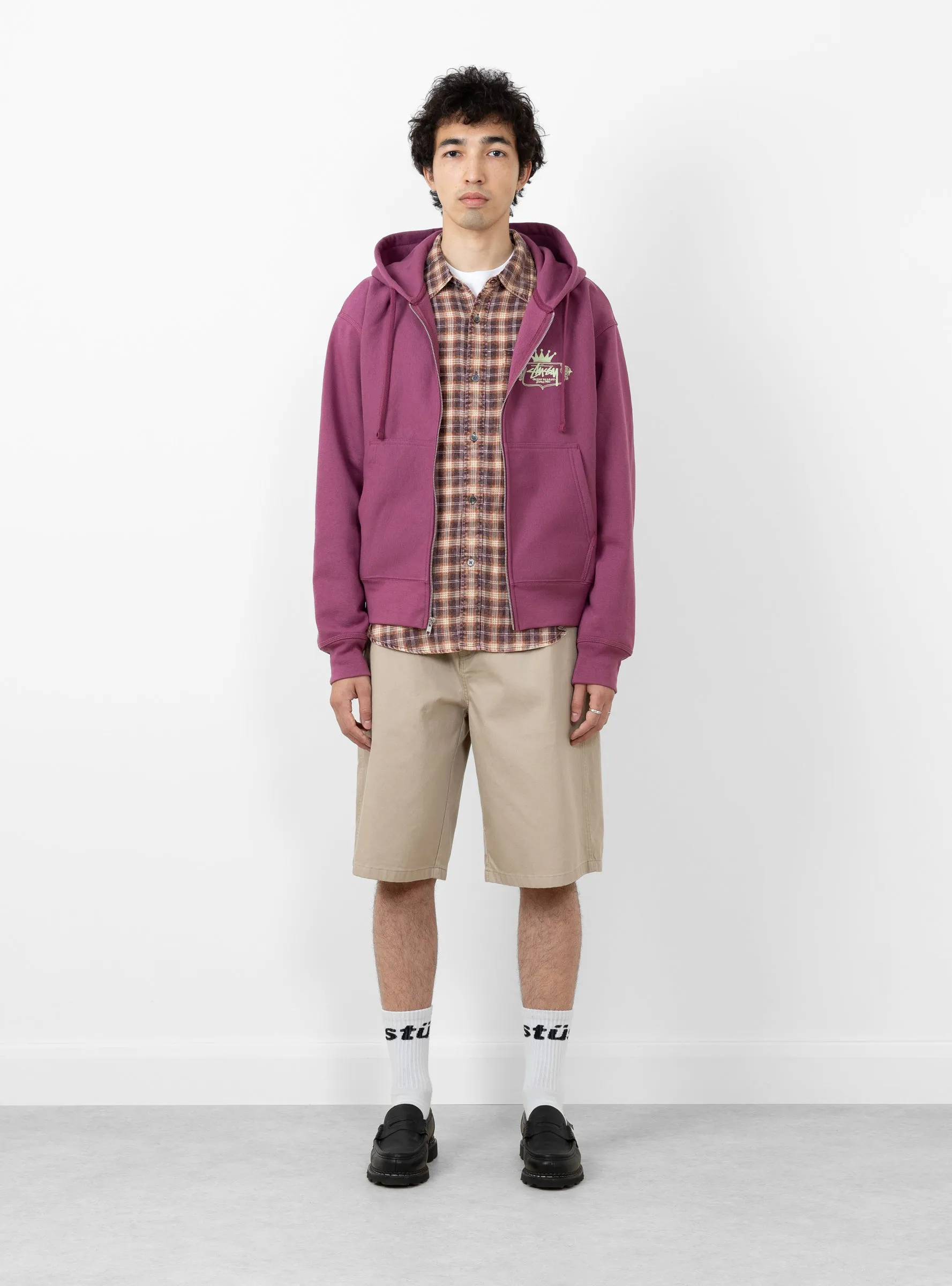 Built To Last Zip Hoodie Berry