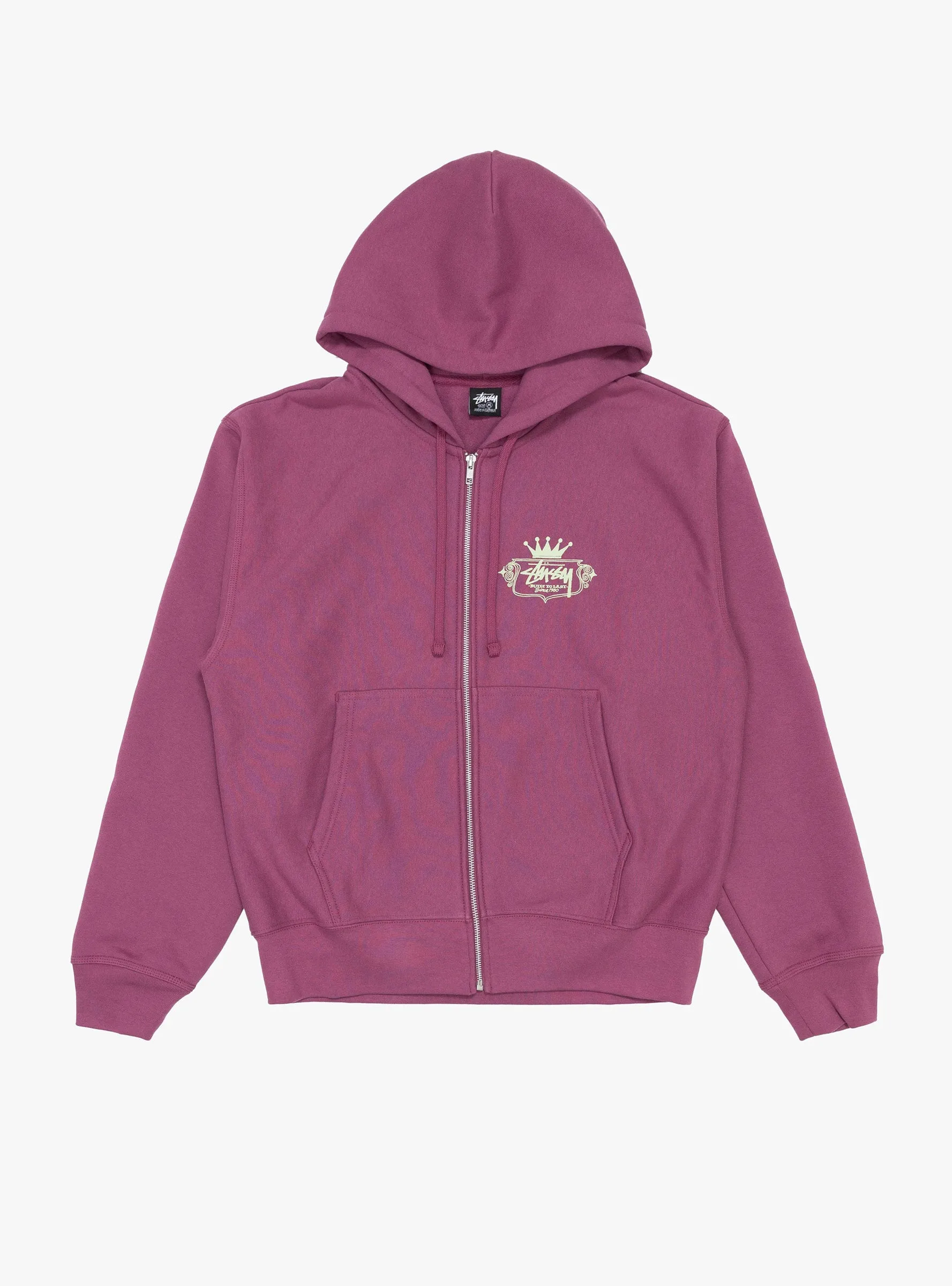 Built To Last Zip Hoodie Berry