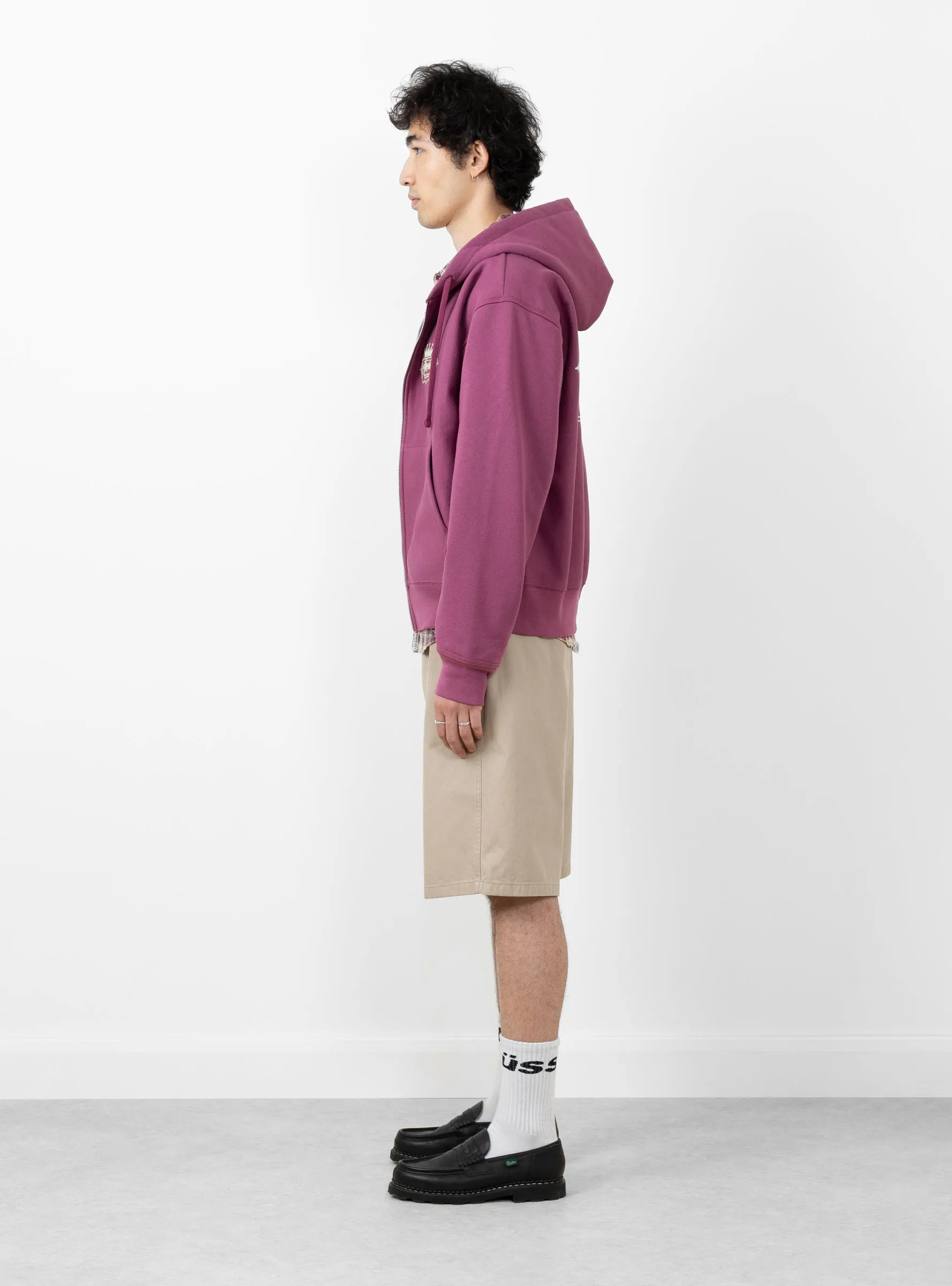 Built To Last Zip Hoodie Berry
