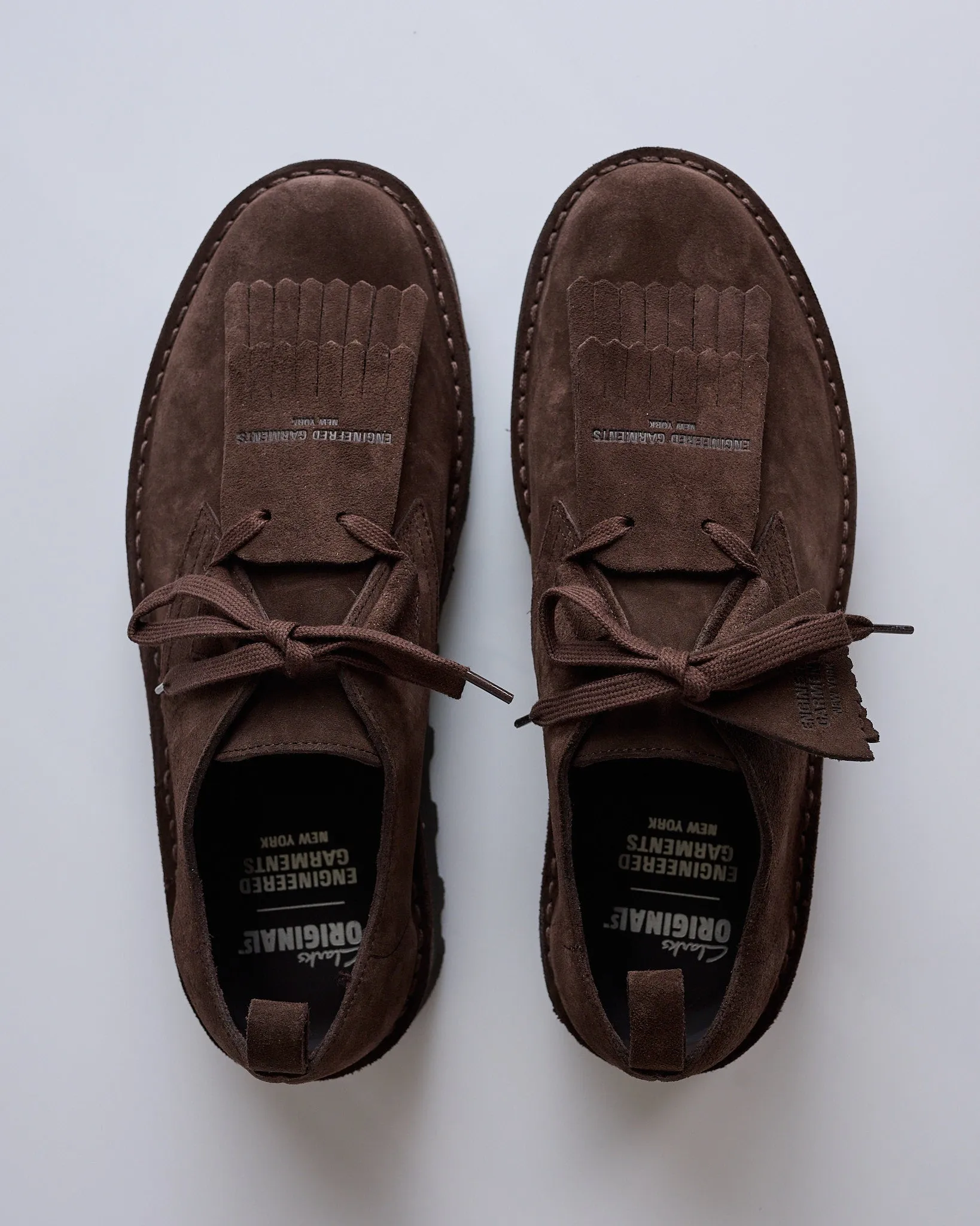Clarks Originals x Engineered Garments Desert Khan Brown Suede