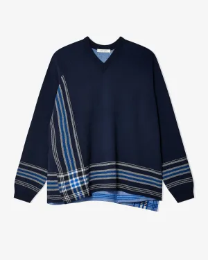 Craig Green - Men's Handkerchief Knit V-Neck - (Navy)