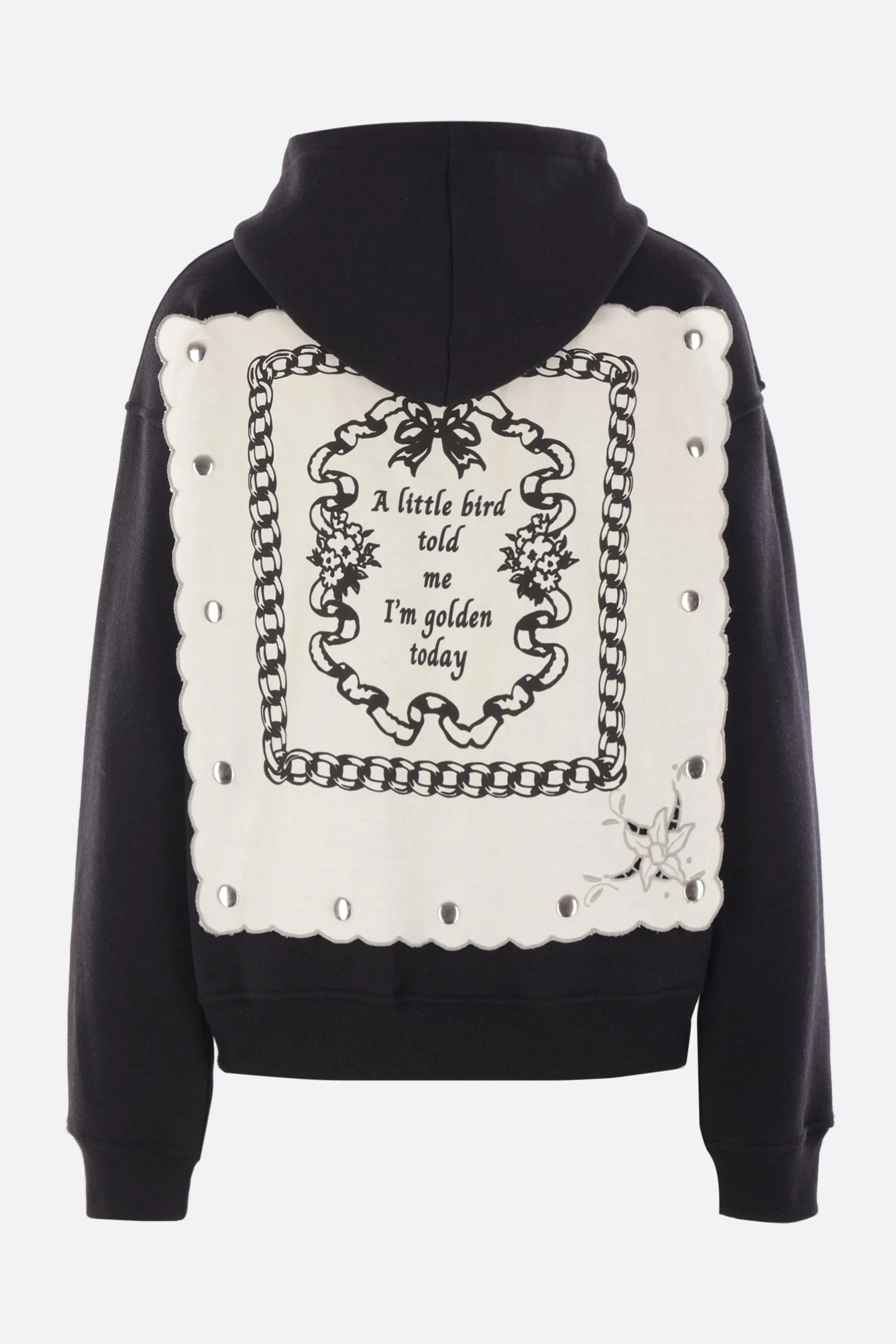 Emotional Napkin full-zip hoodie in jersey