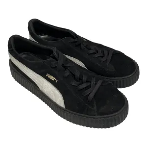 FENTY PUMA by Rihanna/Low-Sneakers/US 12/Suede/BLK/LOW TOP PUMA CLASSICS