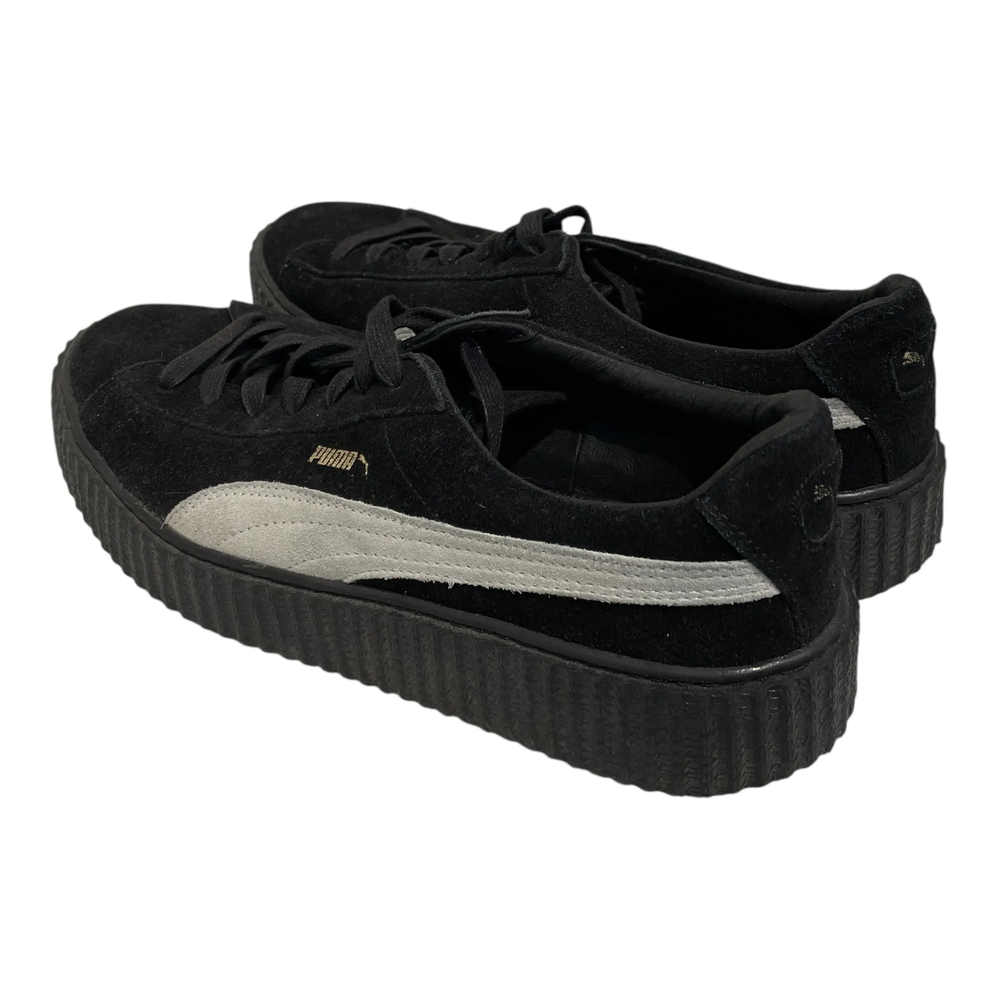 FENTY PUMA by Rihanna/Low-Sneakers/US 12/Suede/BLK/LOW TOP PUMA CLASSICS