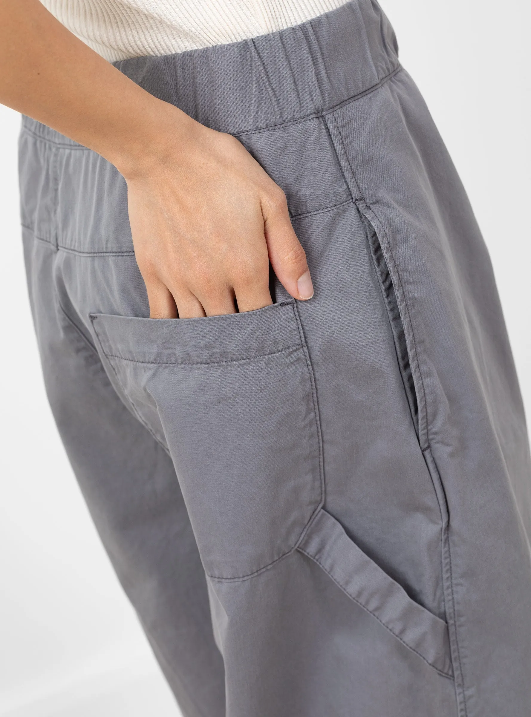 Fine Twill Sultan Pants Asphalt
