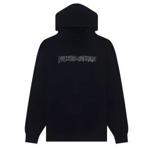 Fucking Awesome  Outline Stamp Hoodie // Black