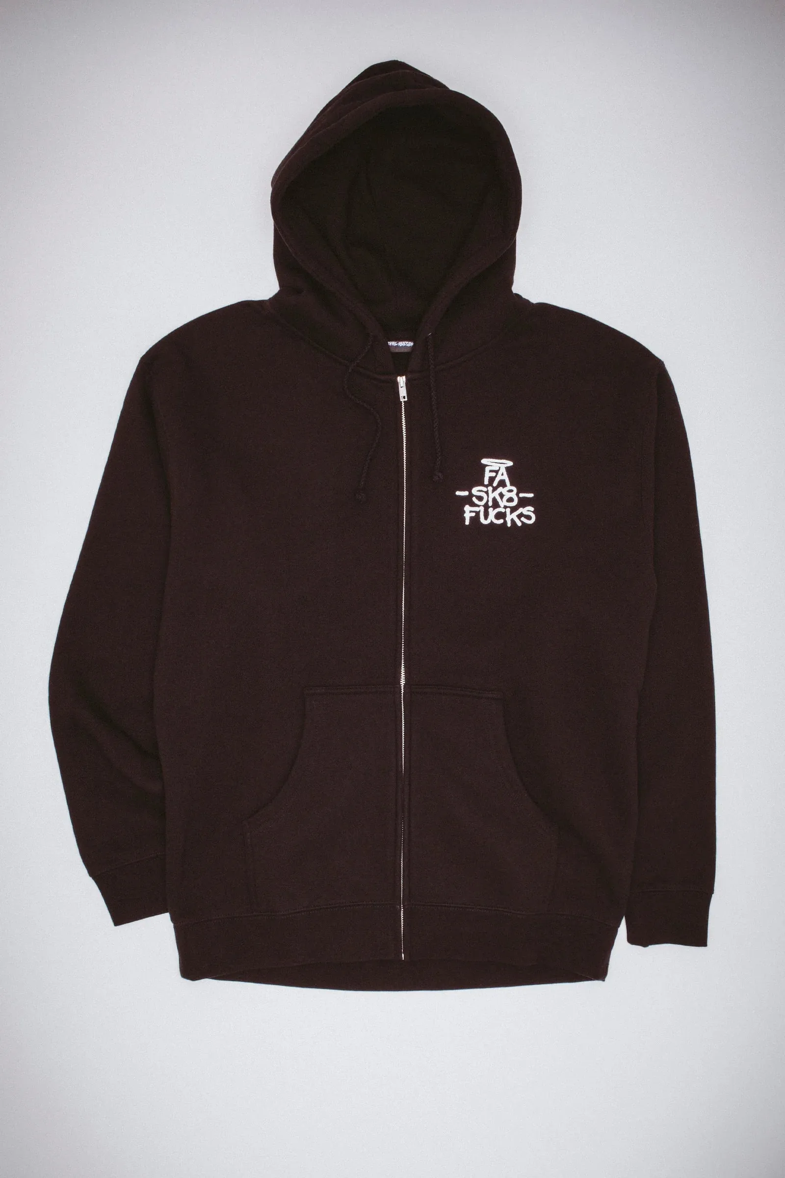 Fucking Awesome Sk8 Fucks Hoodie Zip // Black