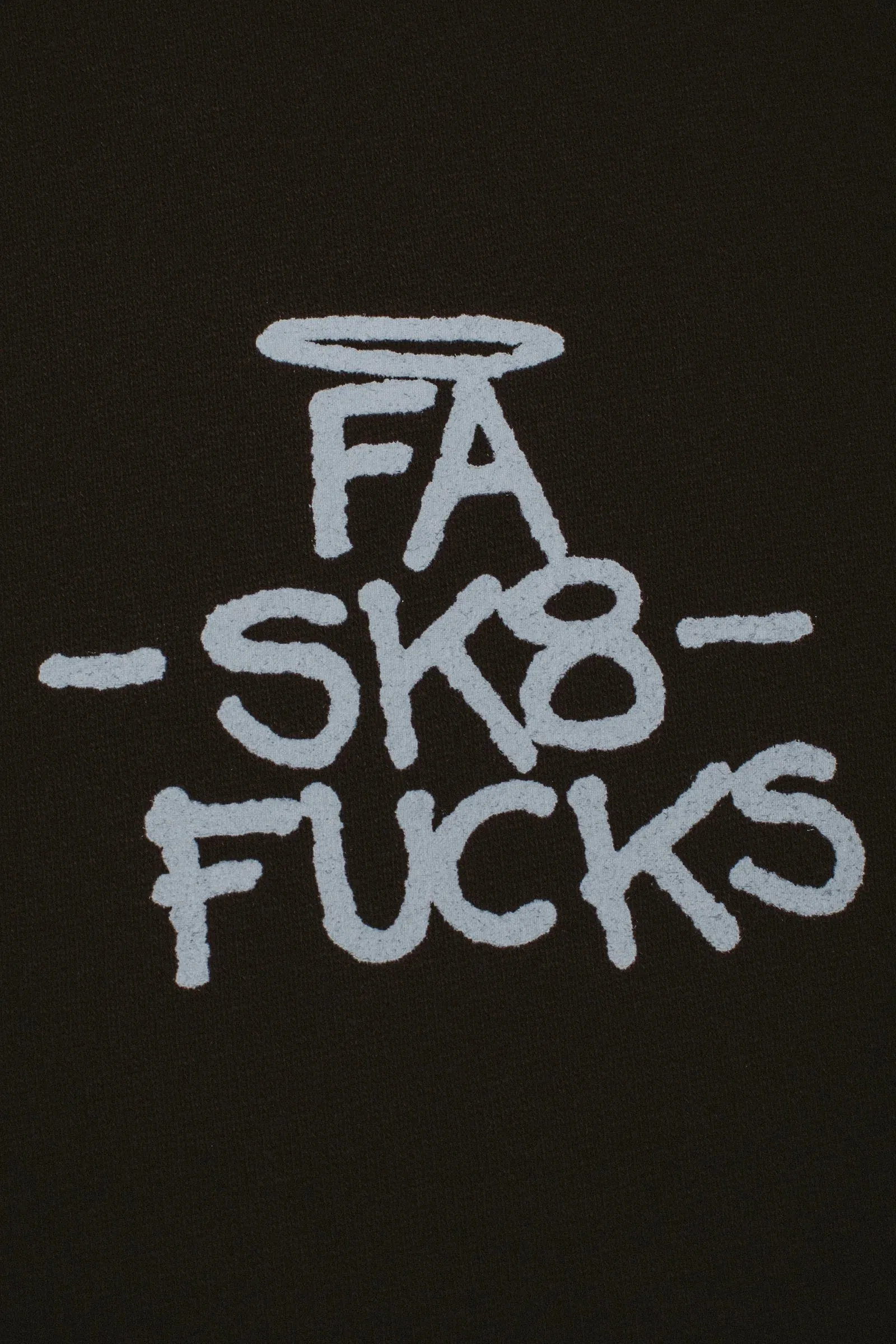 Fucking Awesome Sk8 Fucks Hoodie Zip // Black