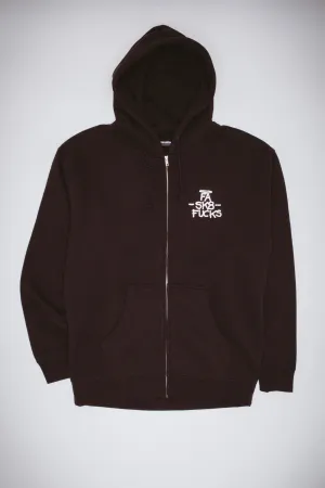 Fucking Awesome Sk8 Fucks Hoodie Zip // Black