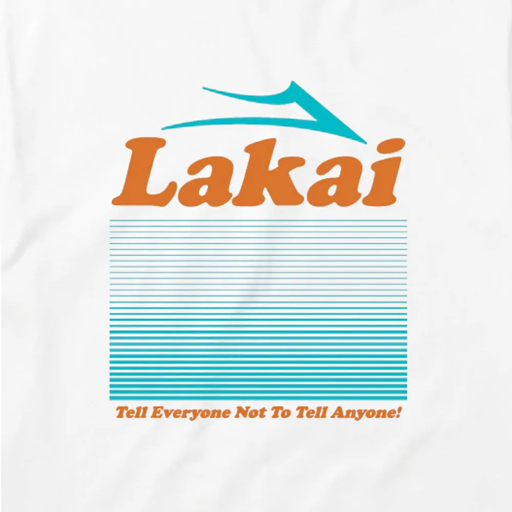 LAKAI WELSH S/S T-SHIRT // WHITE