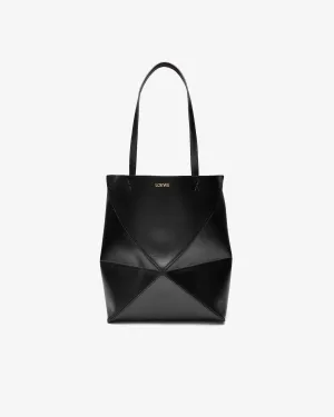 Loewe - Women's Medium Puzzle Fold Tote - (Black)