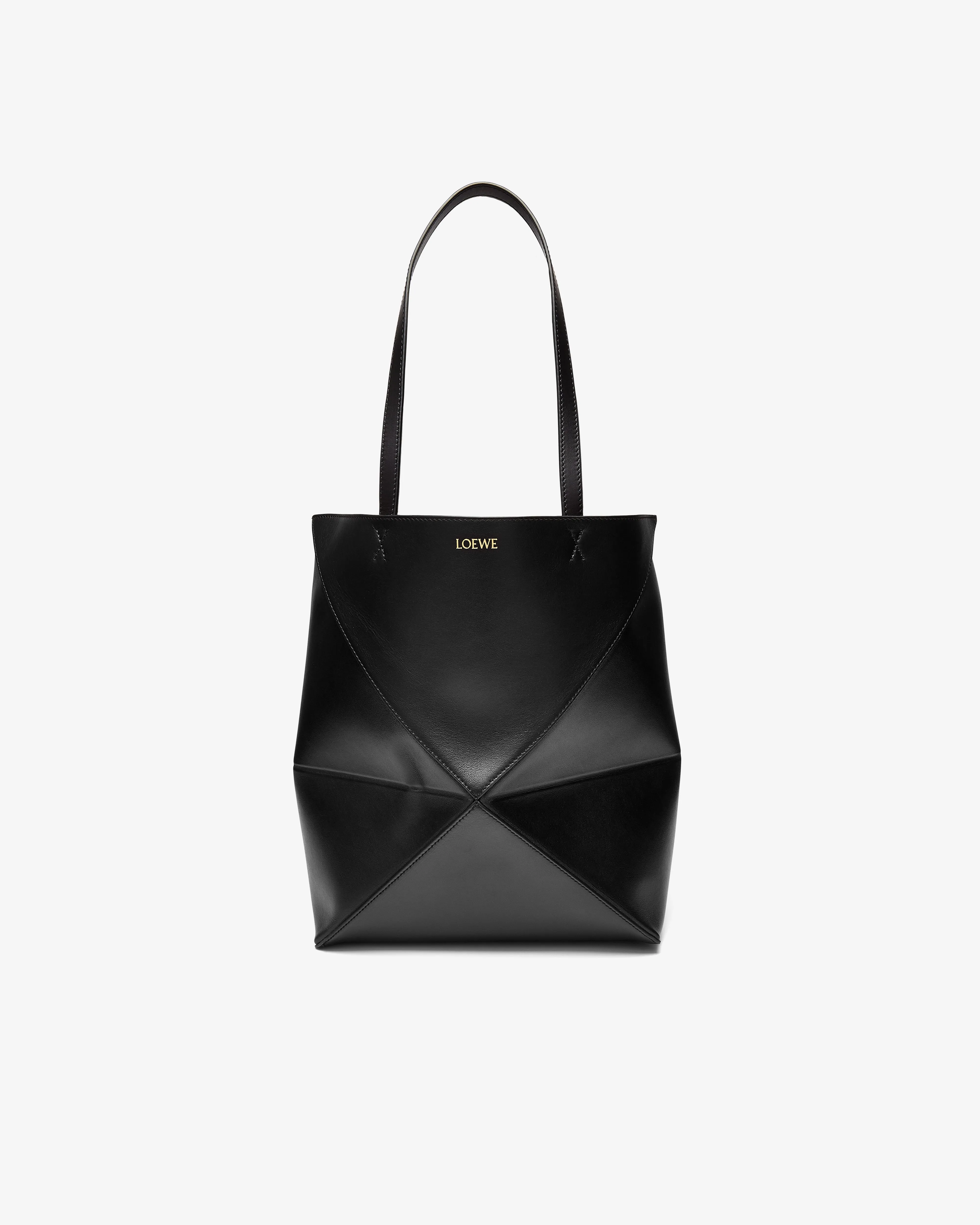 Loewe - Women's Medium Puzzle Fold Tote - (Black)