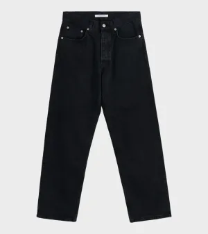 Loose Jeans Washed Black
