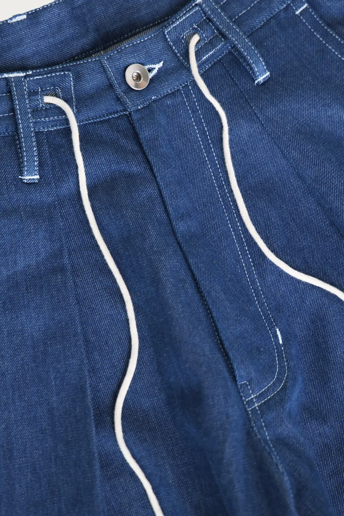 Lush Pants - Indigo Denim Wonky-Wear
