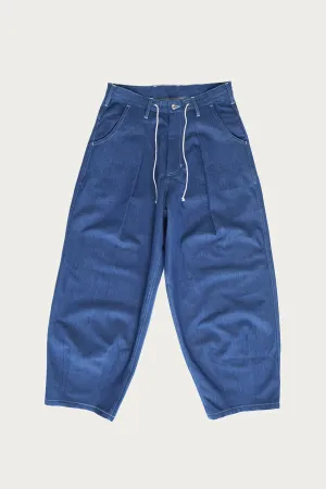 Lush Pants - Indigo Denim Wonky-Wear