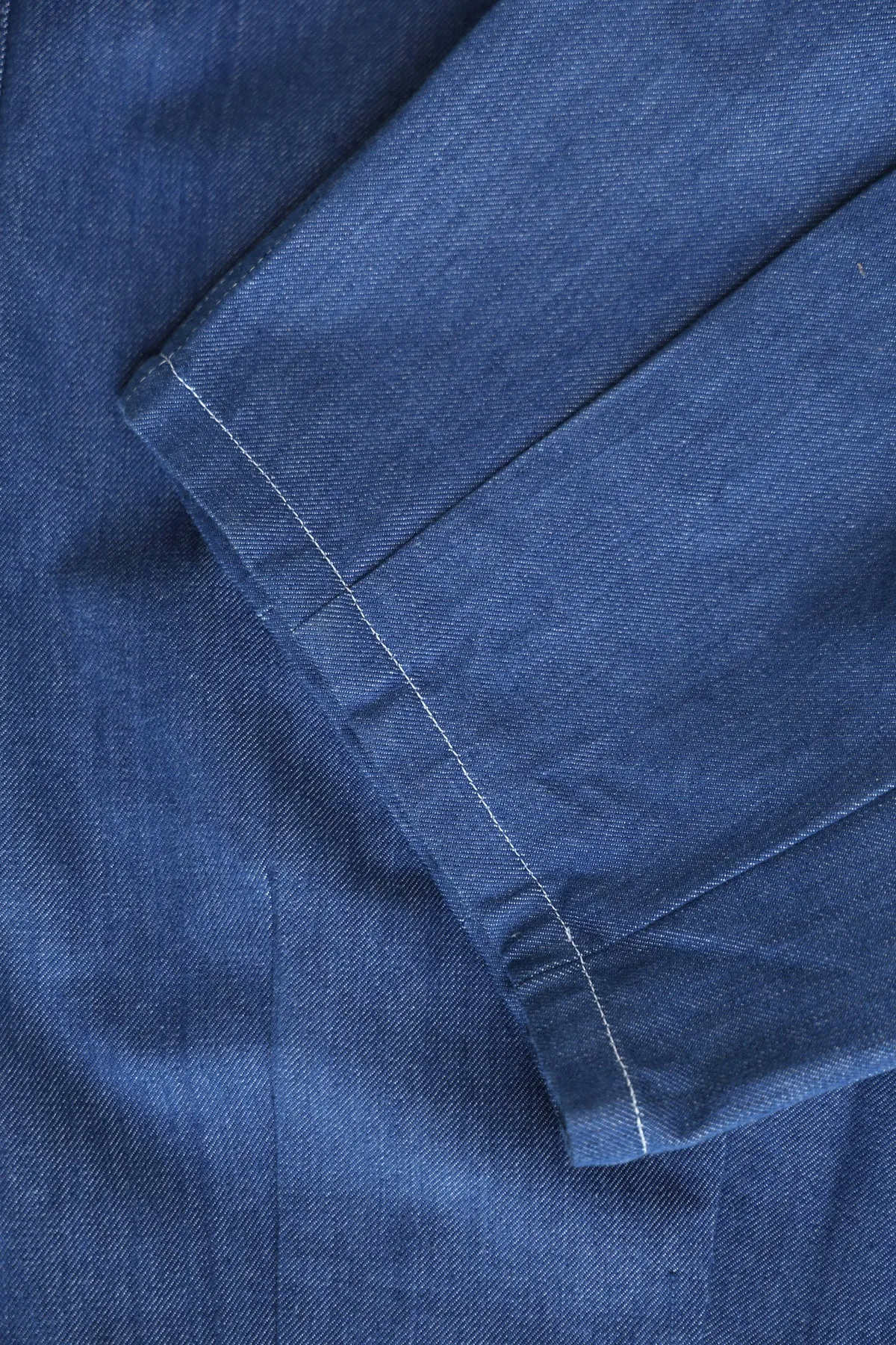 Lush Pants - Indigo Denim Wonky-Wear