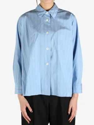 MARGARET HOWELL - Women Wide Stripe Swing Shirt
