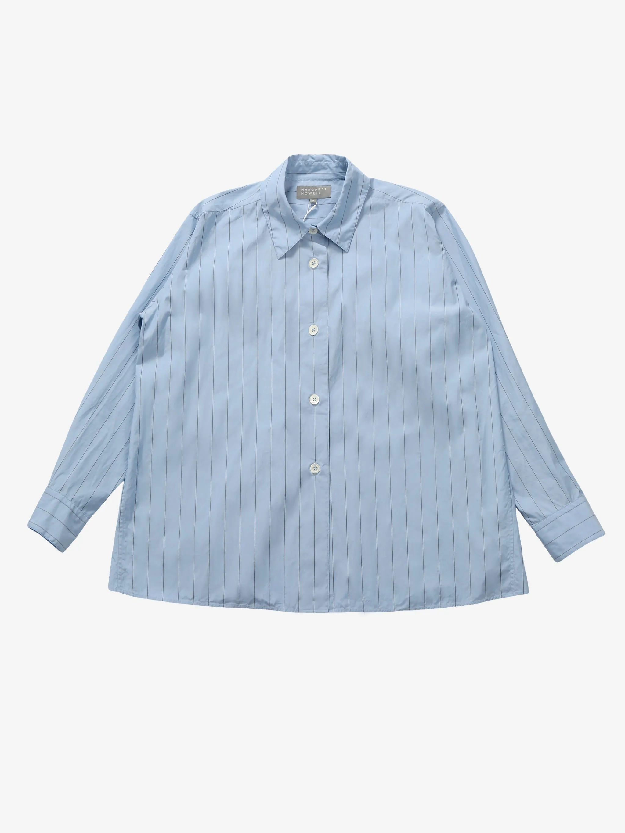 MARGARET HOWELL - Women Wide Stripe Swing Shirt