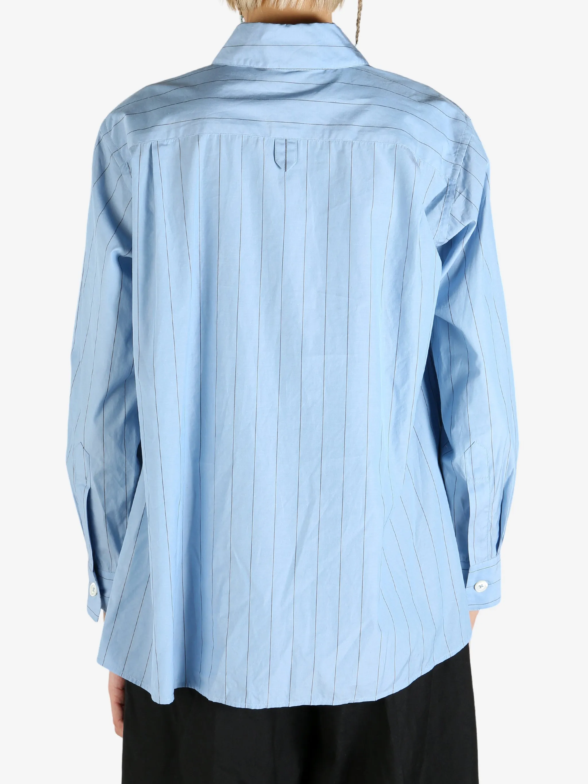 MARGARET HOWELL - Women Wide Stripe Swing Shirt