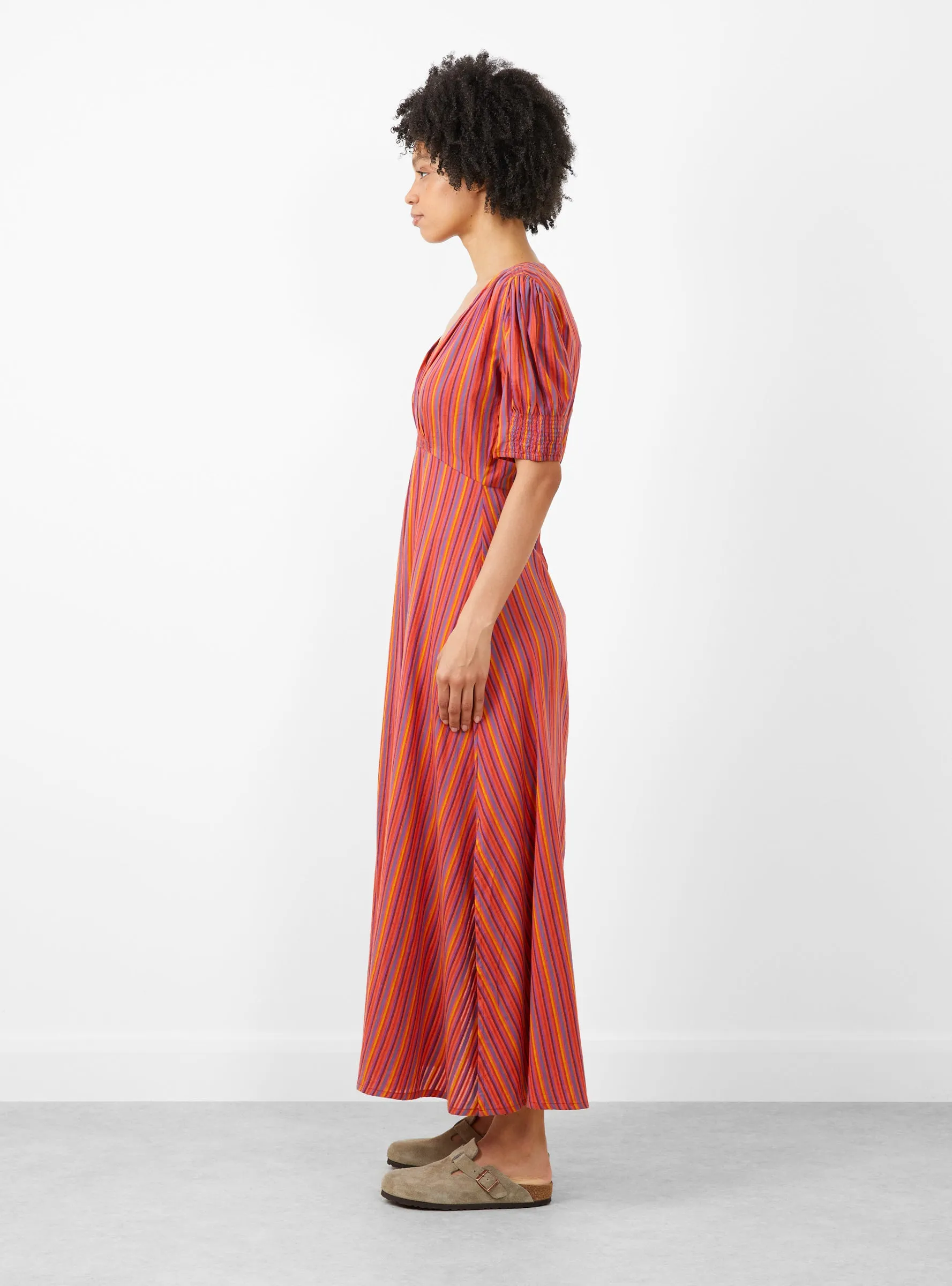 Ninon Hand Woven Long Dress Automne