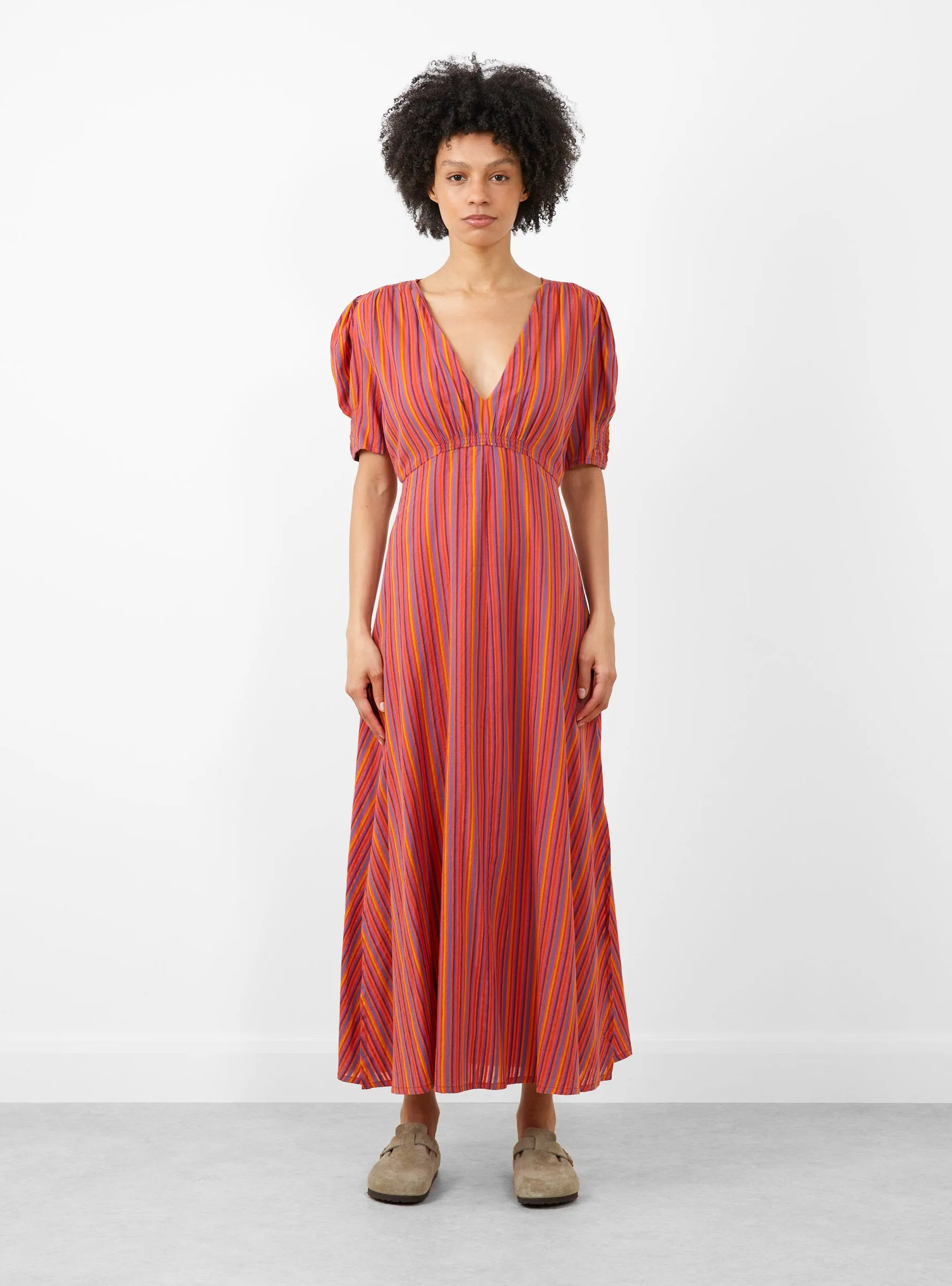 Ninon Hand Woven Long Dress Automne