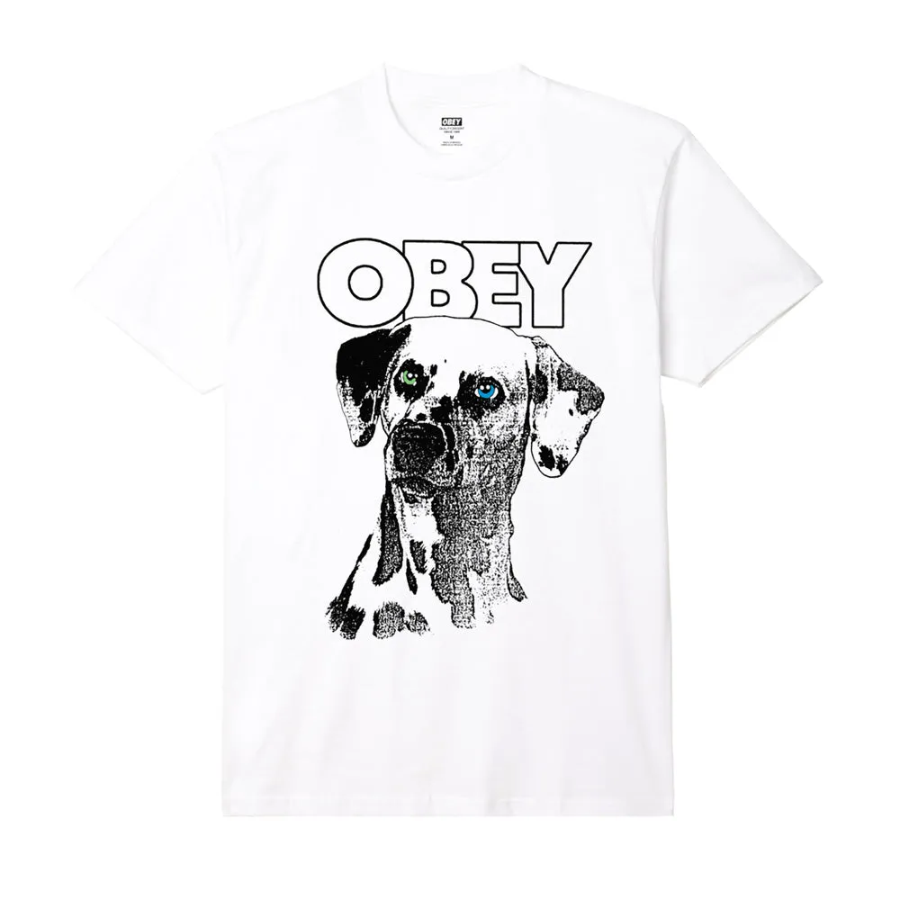 OBEY DALMATION TEE // WHITE