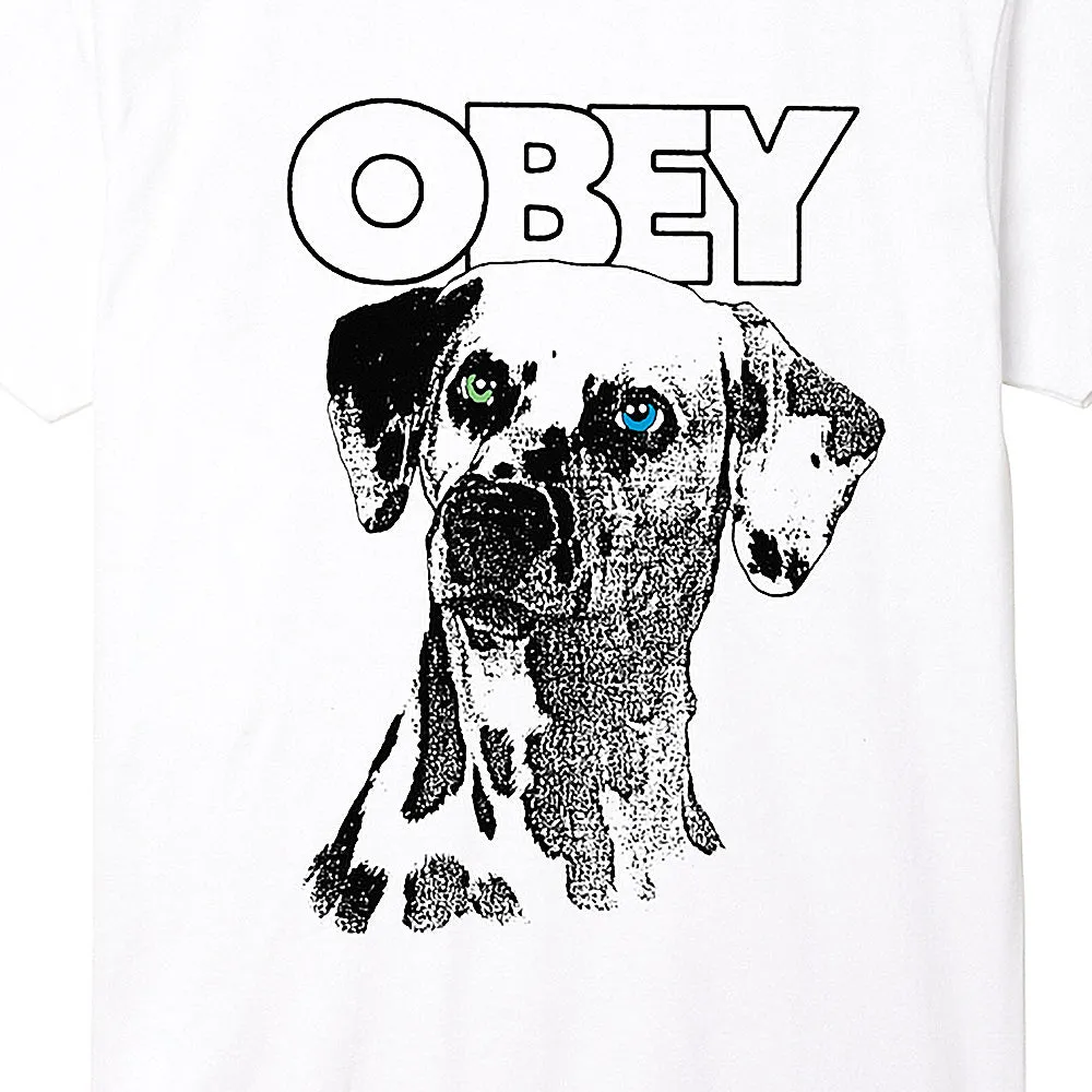 OBEY DALMATION TEE // WHITE