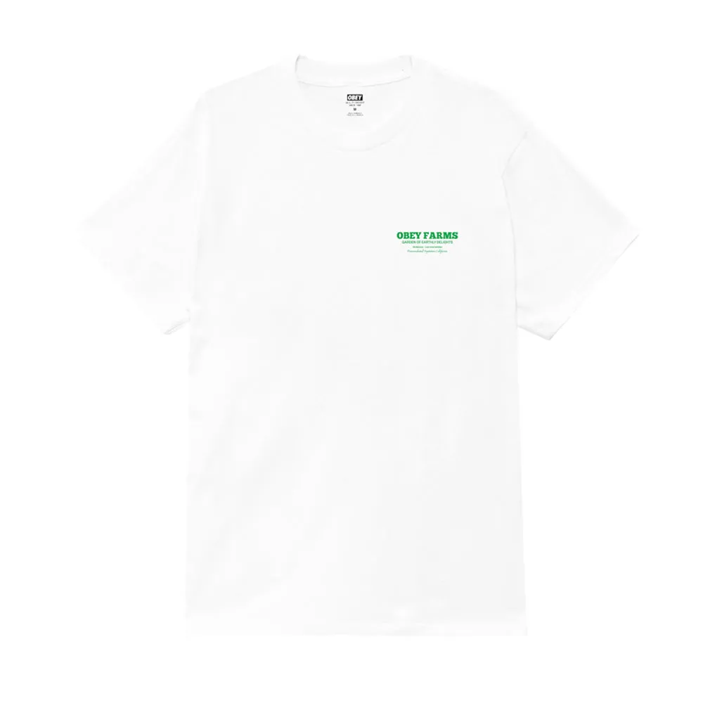 OBEY FARMS TEE // WHITE