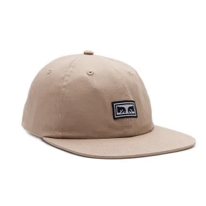 OBEY ICON EYES 6 PANEL STRAPBACK II // KHAKI