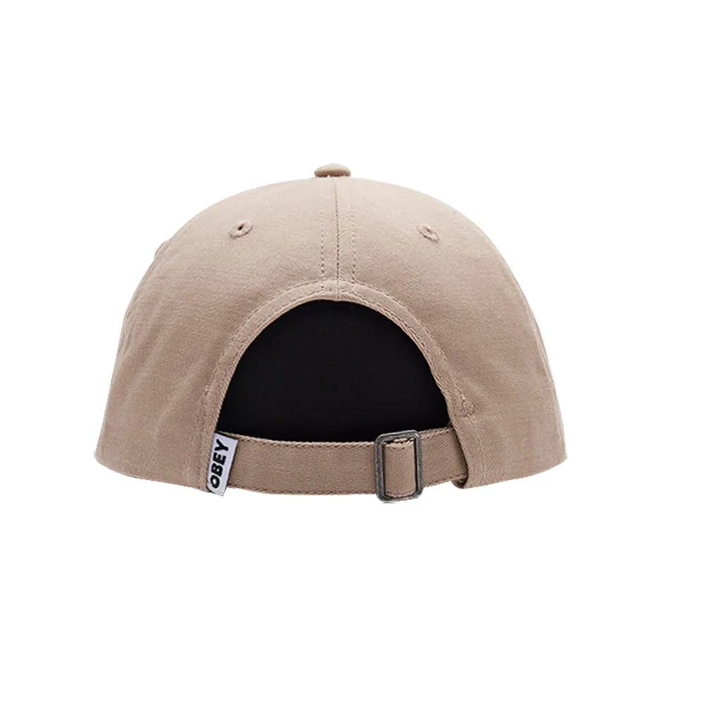 OBEY ICON EYES 6 PANEL STRAPBACK II // KHAKI
