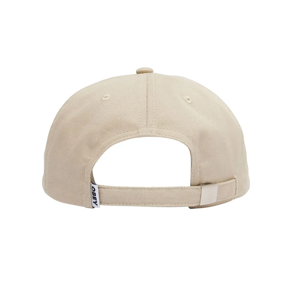 OBEY ICON PATCH PANEL STRAPBACK // SILVER GREY